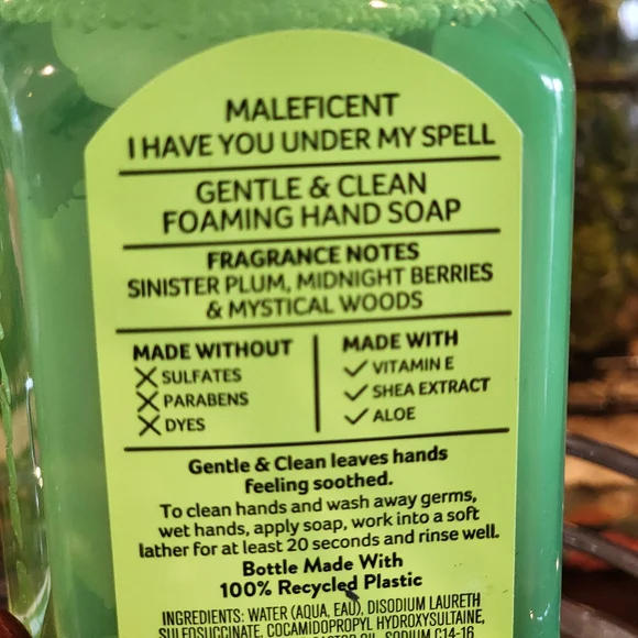 Disney Villains Maleficent Foaming Soap